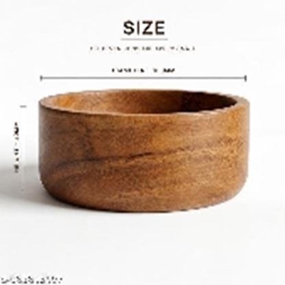 Picture of WOOD BOWL SALAD 4"