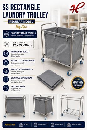 Picture of HK LAUNDRY CART RECTANGLE
