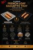 Picture of BAK FRENCH LOAF MOULD BLACK ALU. (BAGUETTE)