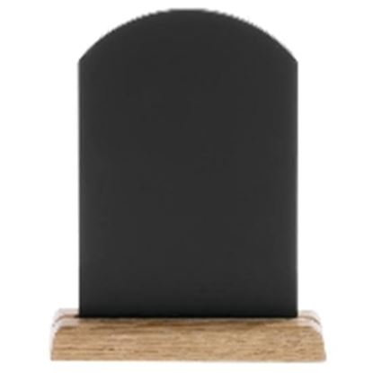 Picture of WOOD MENU STAND SLATE 7X10