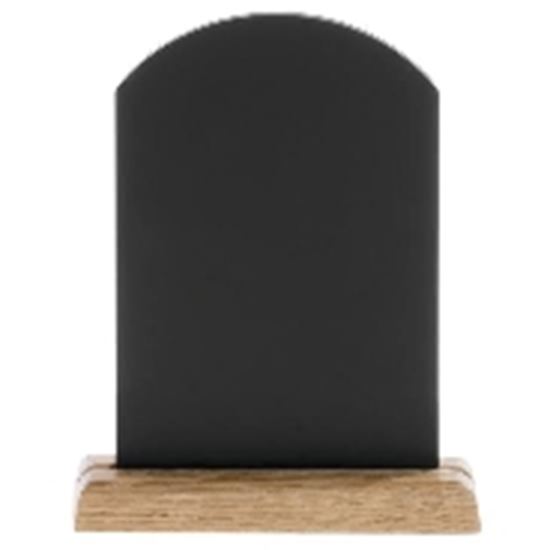 Picture of WOOD MENU STAND SLATE 7X10