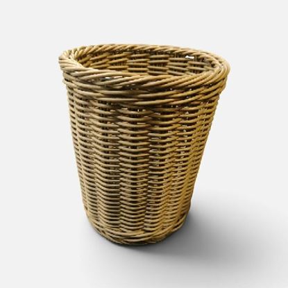 Picture of CHAFFEX POLY BASKET CUTLERY ROUND 14X16CM (BROWN)