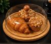 Picture of CHAFFEX CAKE PLATE WOODEN W/ ACRYLIC LID