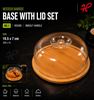 Picture of CHAFFEX CAKE PLATE WOODEN W/ ACRYLIC LID